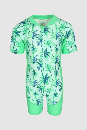 Swimsuit for Boys - One Piece with Palms Print OP22055-6